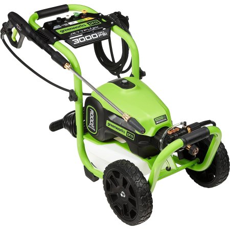  The Greenworks 3000 PSI Electric Pressure Washer on a white background.