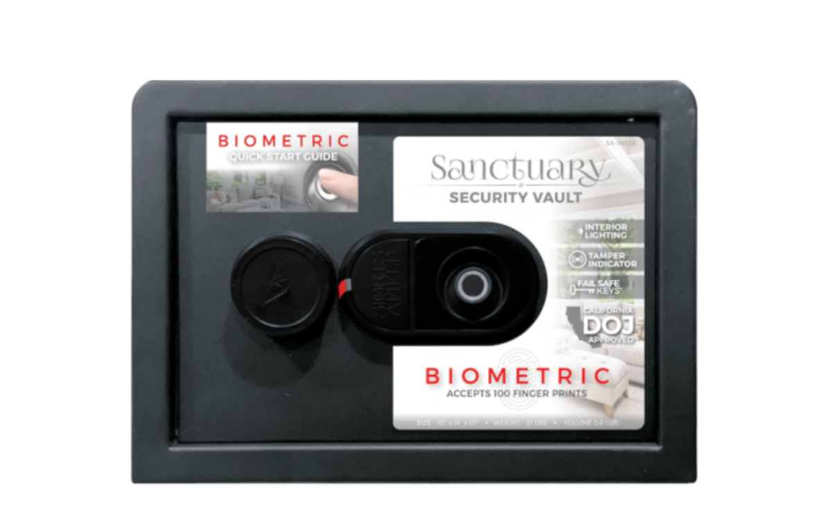 A Sanctuary biometric safe