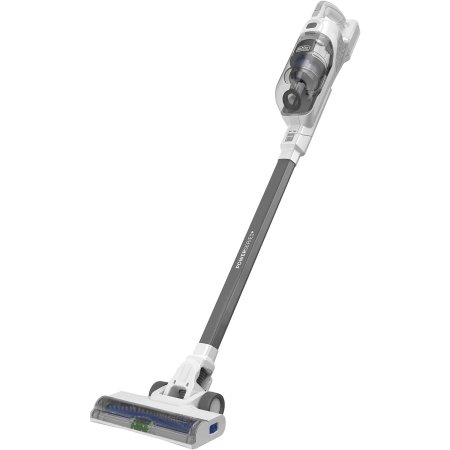  The Black+Decker PowerSeries+ 16V MAX Cordless Vacuum on a white background.