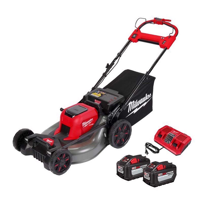 Ryobi 40V HP Brushless 21-inch Battery Walk-Behind Dual-Blade Lawn Mower Kit with 7.5 Ah Battery & Charger