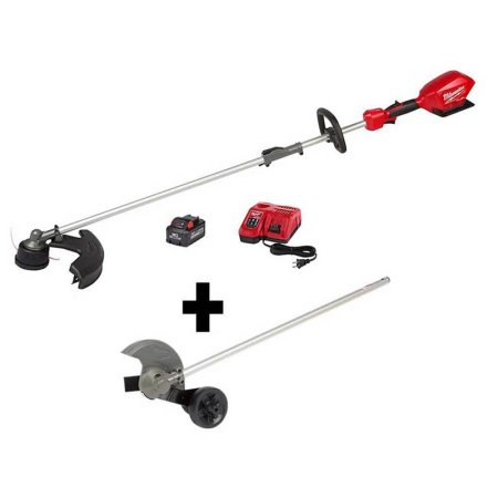  The Milwaukee M18 Fuel String Trimmer With Quik-Lok on a white background.