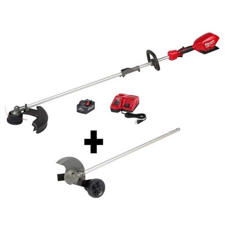  The Milwaukee M18 Fuel String Trimmer With Quik-Lok on a white background. 
