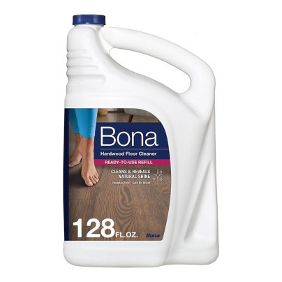 The Bona Hardwood Floor Cleaner on a white background.