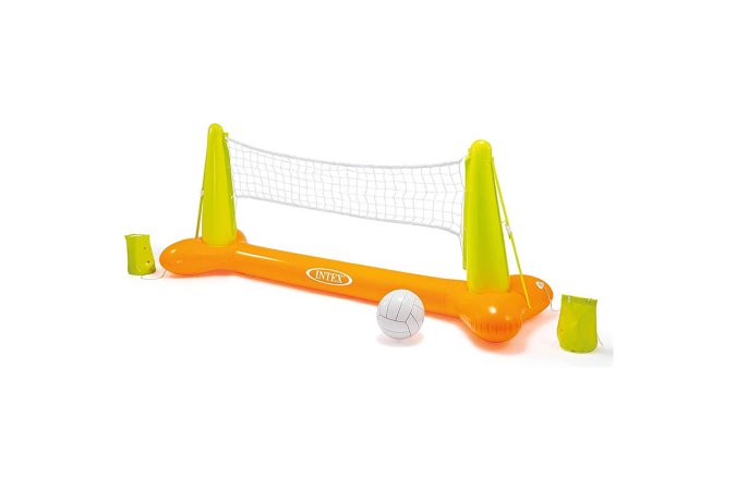  The Intex Inflatable Pool Volleyball Net on a white background.