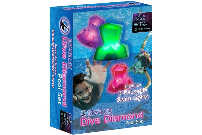  The Starlux Games Dive Diamond Pool Set in its packaging on a white background.