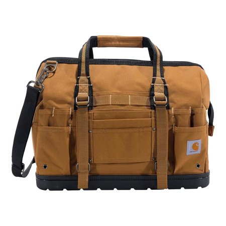  The Carhartt Legacy 18-inch Tool Bag With Molded Base on a white background.