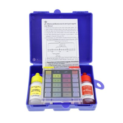 U.S. Pool Supply 3-Way Swimming Pool & Spa Test Kit on a white background