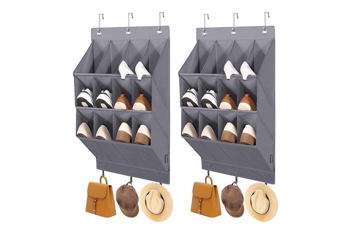 Closet Cures Option Over-the-Door Shoe Organizers