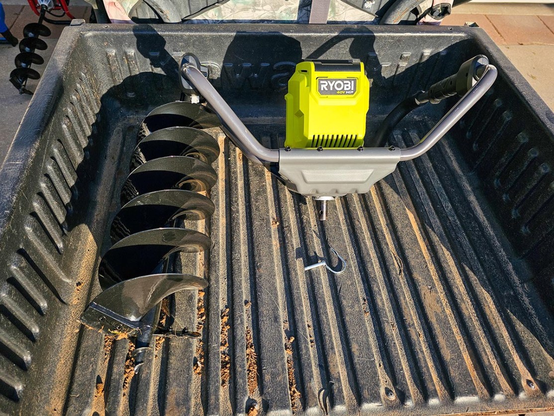 ryobi post hole digger attachment