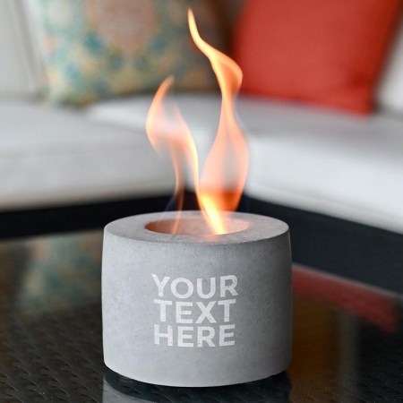  The Best Engraved Gifts Option Customizable Round Tabletop Fire Pit