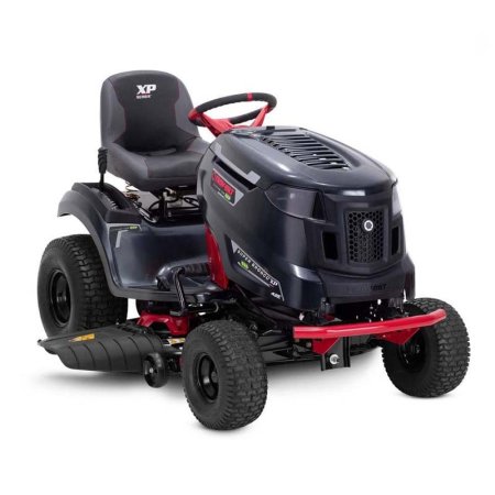  Troy-Bilt Super Bronco 42E XP Battery Riding Mower on a white background