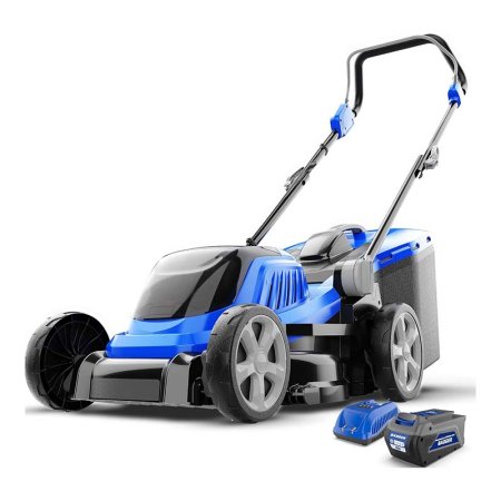  Wild Badger Power 40V 18 Cordless Lawn Mower on a white background