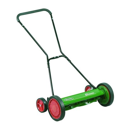  The Scotts 20-Inch 5-Blade Push Reel Mower on a white background.