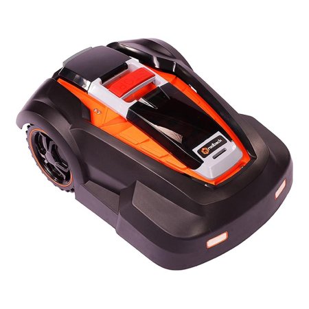  The Redback MowRo 9.5-Inch Robot Lawn Mower on a white background.