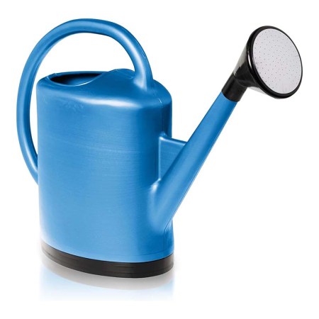  The Gardener’s Supply Company French Blue Watering Can on a white background.
