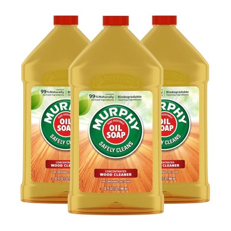 Three bottles of Murphy Original Formula Oil Soap on a white background.