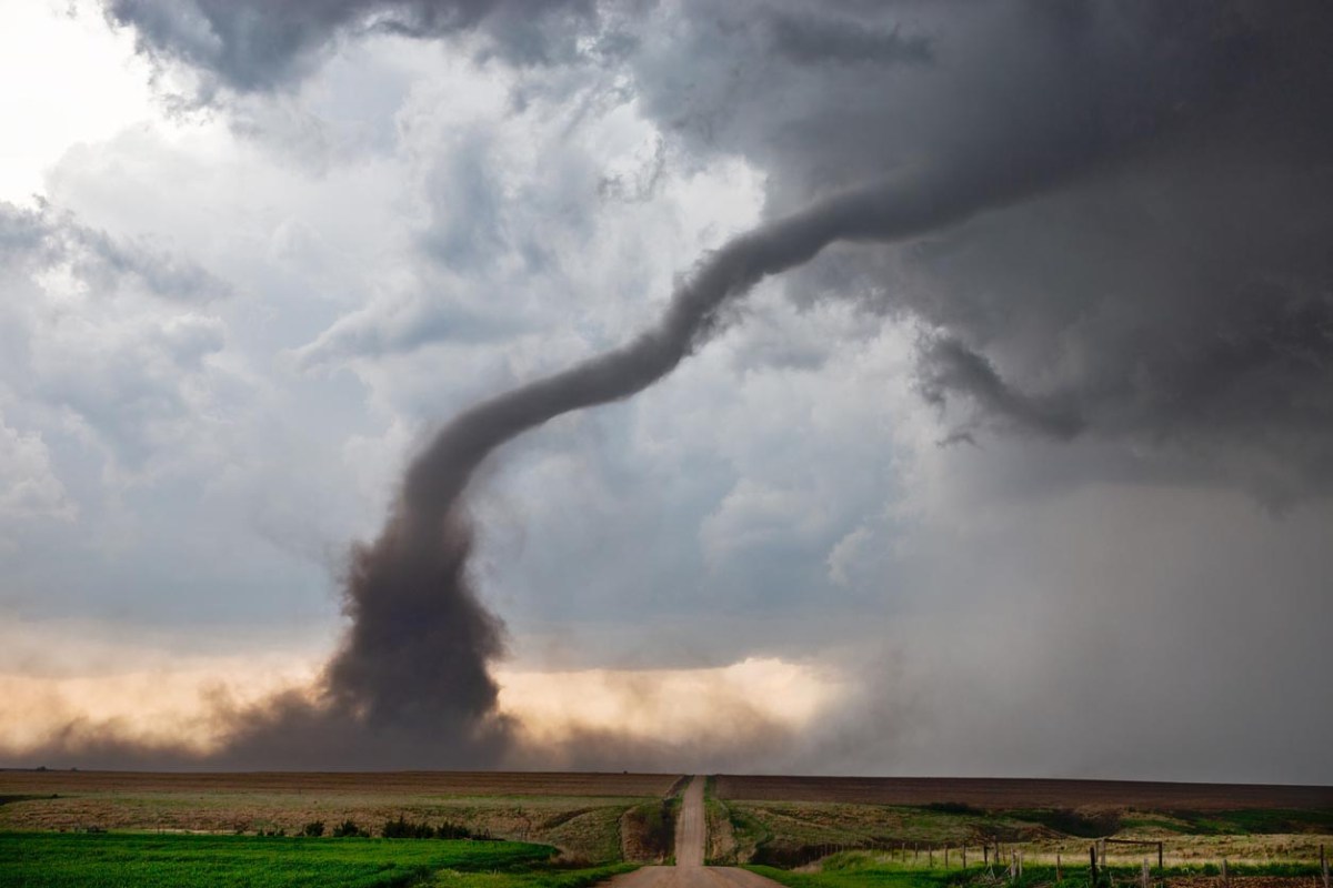 A photo of a tornado.