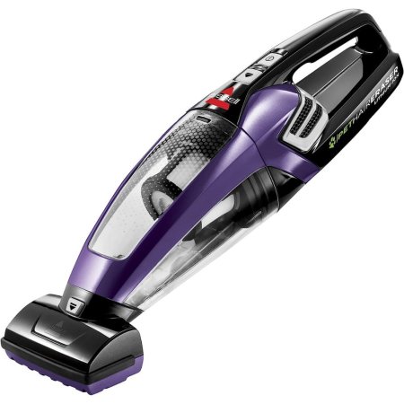  The Bissell Pet Hair Eraser Cordless Pet Hand Vacuum on a white background.