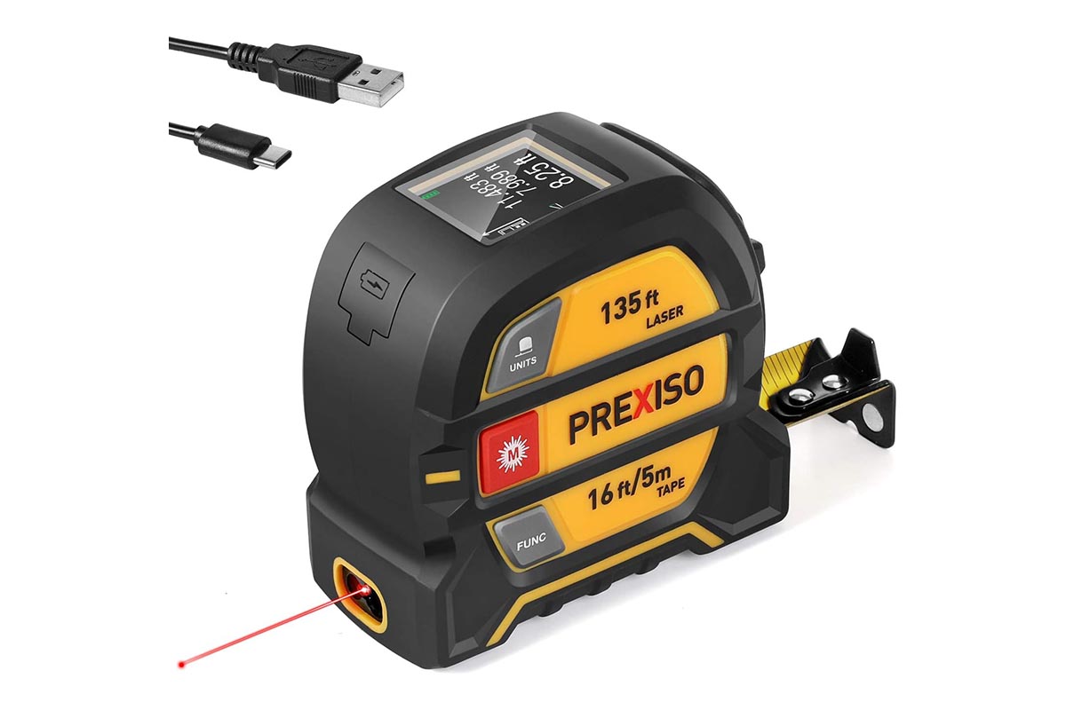 Best Last-Minute Father’s Day Gifts Option Prexiso 2-in-1 Digital Laser Tape Measure