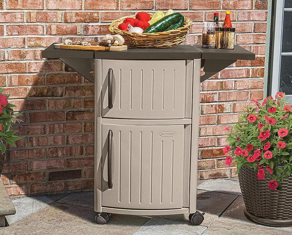 Best Outdoor Kitchen Essentials Portable Outdoor Serving Prep Station Table