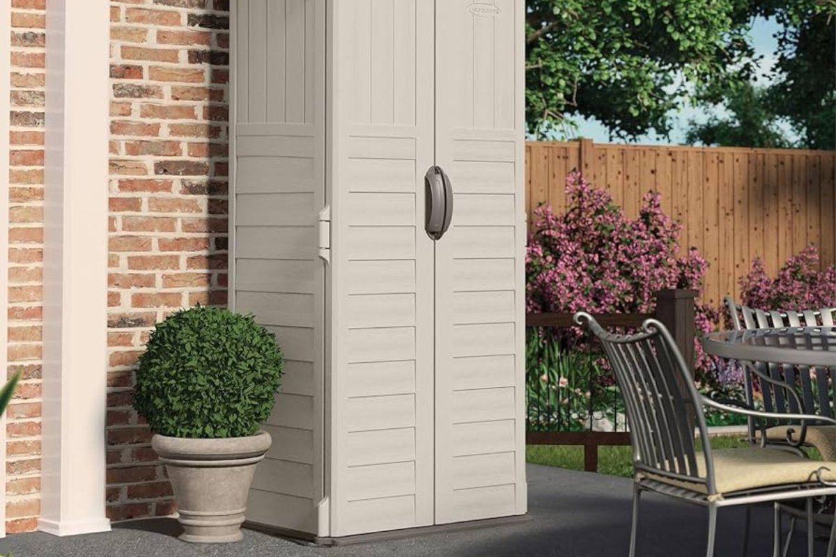 Budget-Friendly Finds for Your Backyard and Patio Vertical Storage Shed