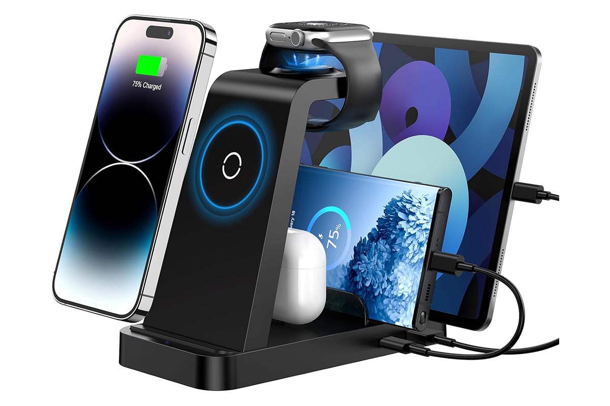 Home Office Essentials Option 5-in-1 Charging Station