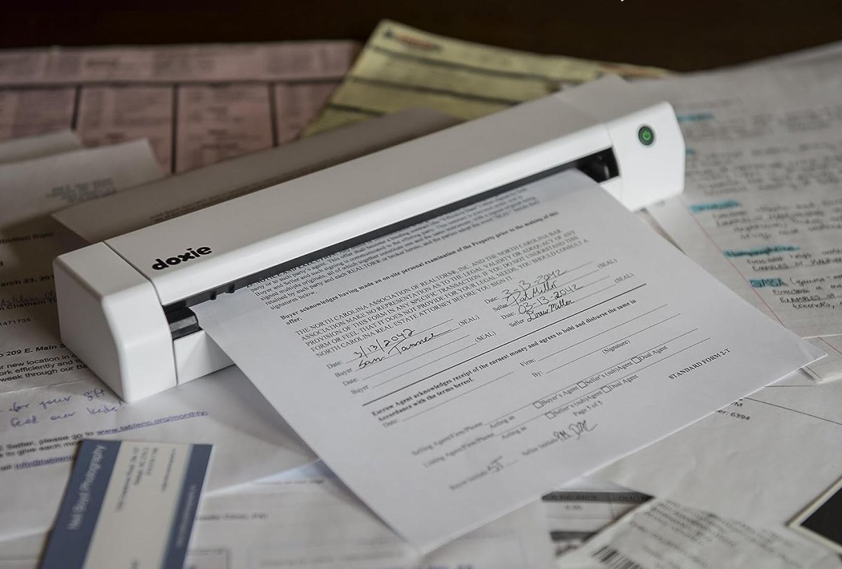Home Office Essentials Option Portable Document Scanner