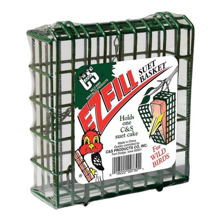  The C&S EZ Fill Suet Basket on a white background.