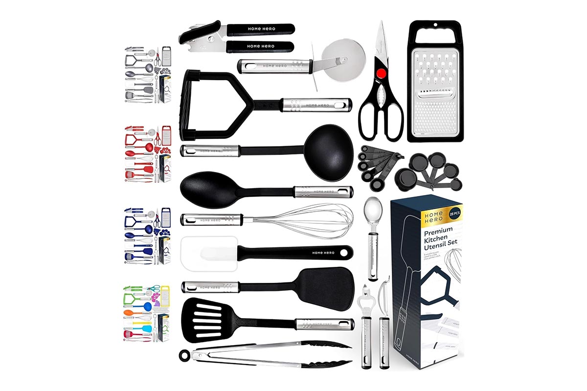 Things You Need for an Apartment Option Kitchen Utensils Set