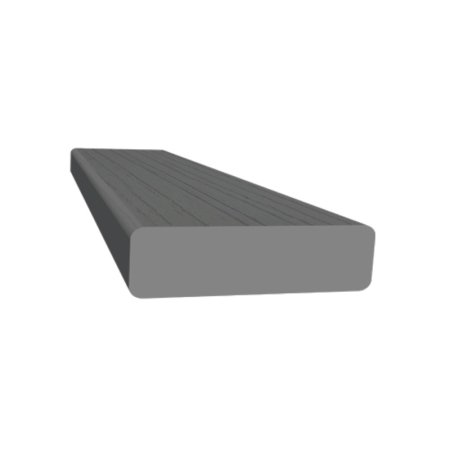  Dark brown Lumberock Beyond Composite Decking board on white background