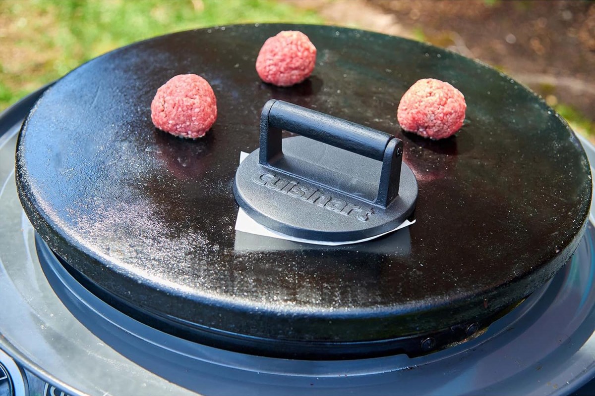 Must-Have Griddle Grill Accessories Option Smashed Burger Press