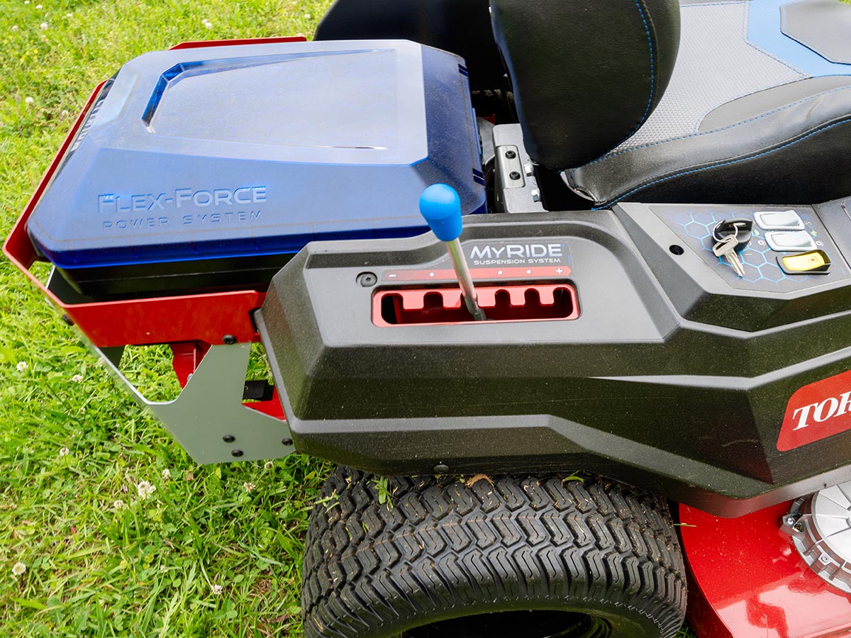 The Toro TimeCutter 60V MyRIDE Offers Comfort and Precise Cutting