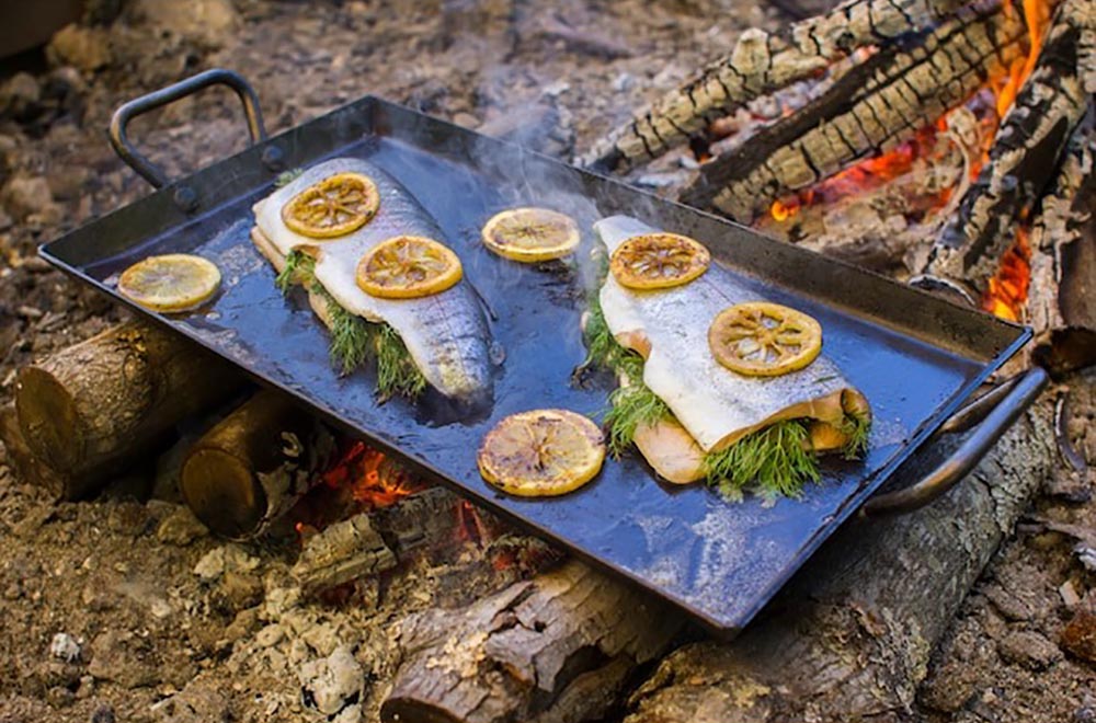 Turn Your Fire Pit Into a Griddle With These Hot Accessories Carbon Steel Griddle