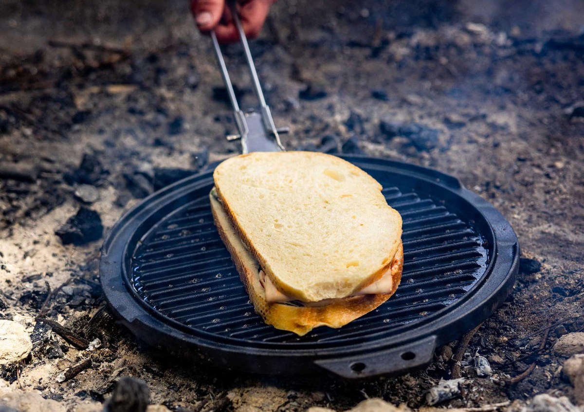 Turn Your Fire Pit Into a Griddle With These Hot Accessories Pre-seasoned Griddle