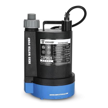  The Best Pump for Flooded Yard Option Dekopro Submersible Utility Water Pump