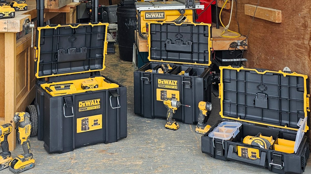 Three boxes in DeWalt Tool Box Set