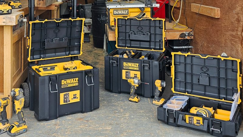 Three boxes in DeWalt Tool Box Set