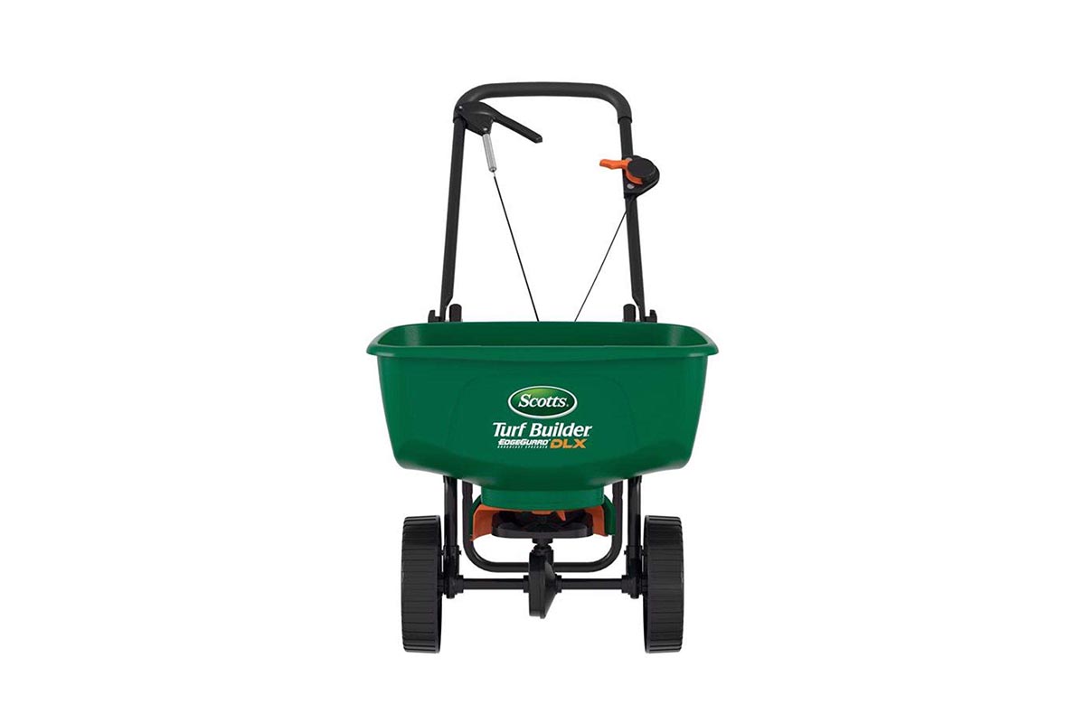 Ace Hardware Fall Lawn Care Essentials Option Scotts Turf Builder EdgeGuard DLX Broadcast Spreader