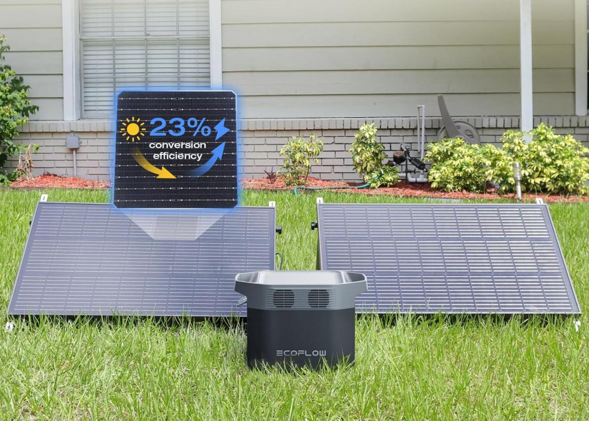 Amazon Prime Deals Option EF EcoFlow Delta 2 Solar Generator with 220W Solar Panel