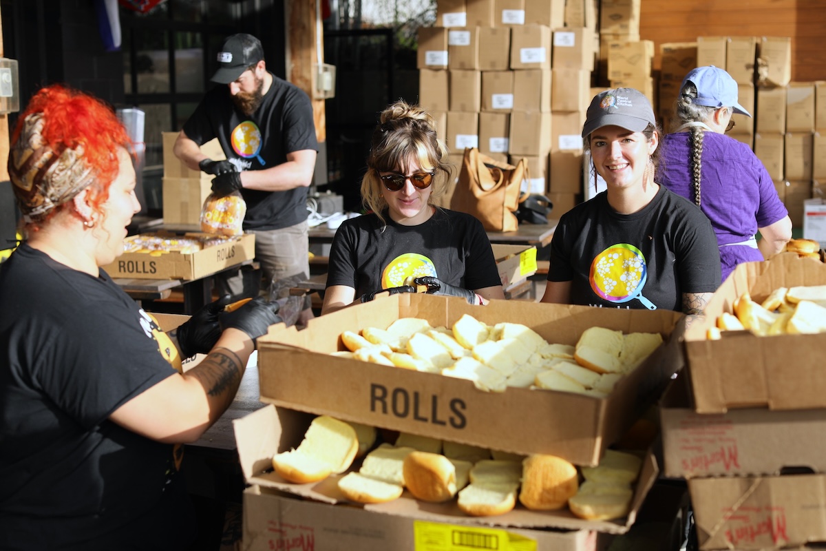 Hurricane Helene relief efforts from World Central Kitchen