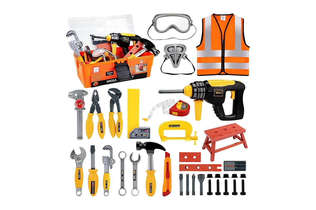 Kids Gift Guide Deejoy Tool Set Kids Construction Kit