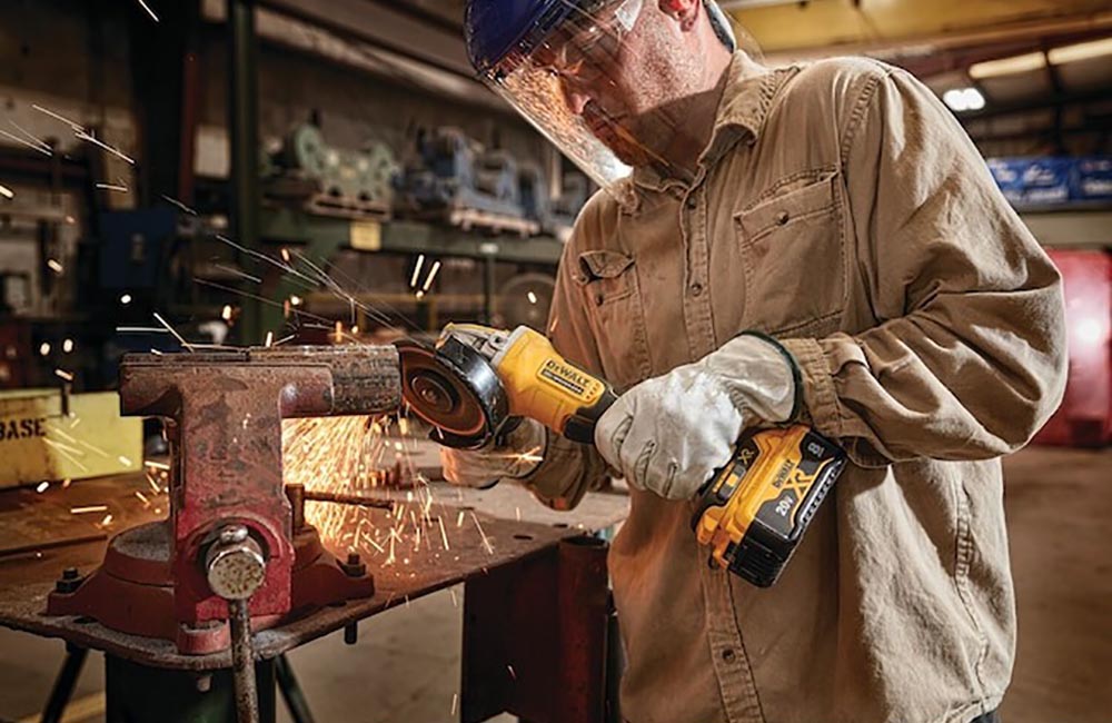 October DeWalt Days at Lowes Option DeWalt XR Power Detect 4.5-inch Cordless Angle Grinder