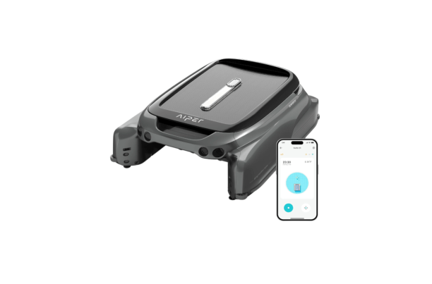 Aiper Solar Pool Skimmer Pool Surface Cleaning Robot on white background