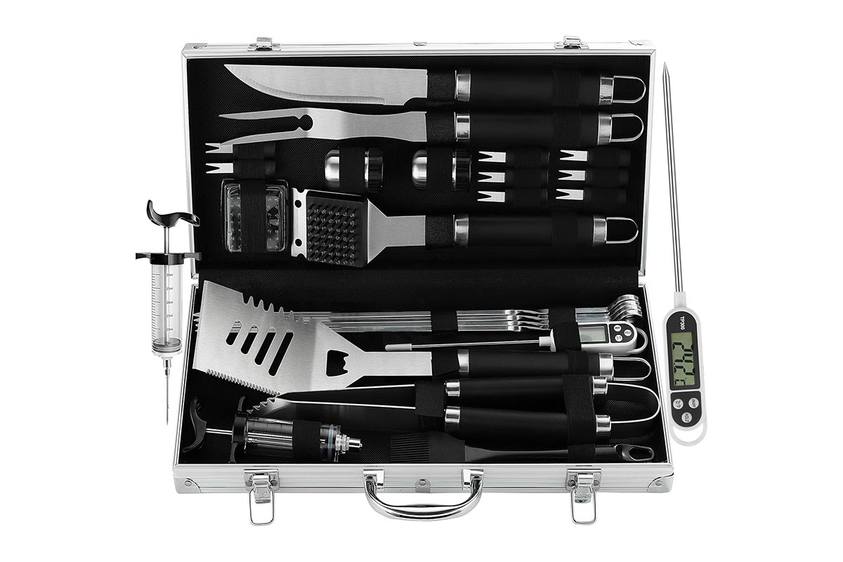 The Best Gifts for Outdoor Lovers Option Grilljoy 24-Piece Grill Tools Set