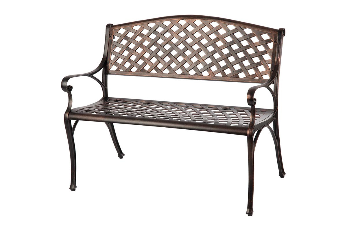 The Best Gifts for Outdoor Lovers Option Patio Sense Cast Aluminum Bench