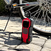 Mini Inflator Used to Reinflate Bicycles