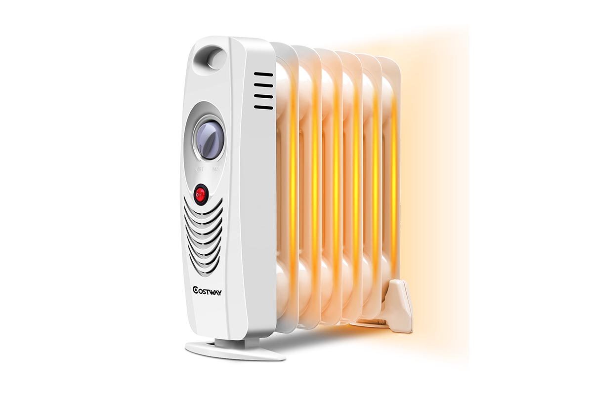 Best Walmart Black Friday Deals Option Costway 700W Mini Electric Oil-Filled Radiator Heater