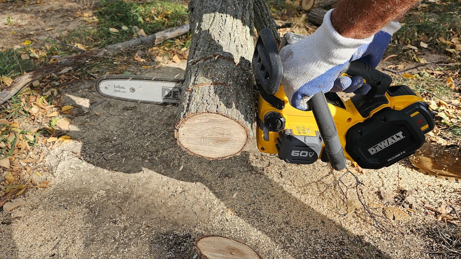 Testing the DeWalt 60V Chainsaw Is It Best For Cutting Firewood