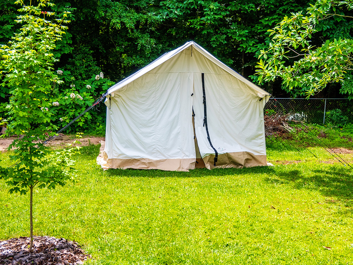 Duck Alpha White Wall Tent DIY Review