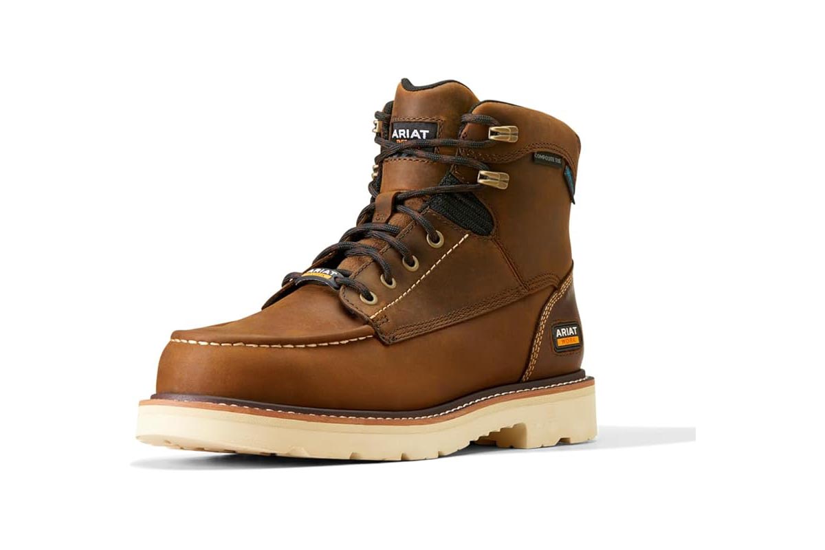 The Best Gifts for Construction Workers Option Ariat Rebar Lift 6-Inch Waterproof Work Boots